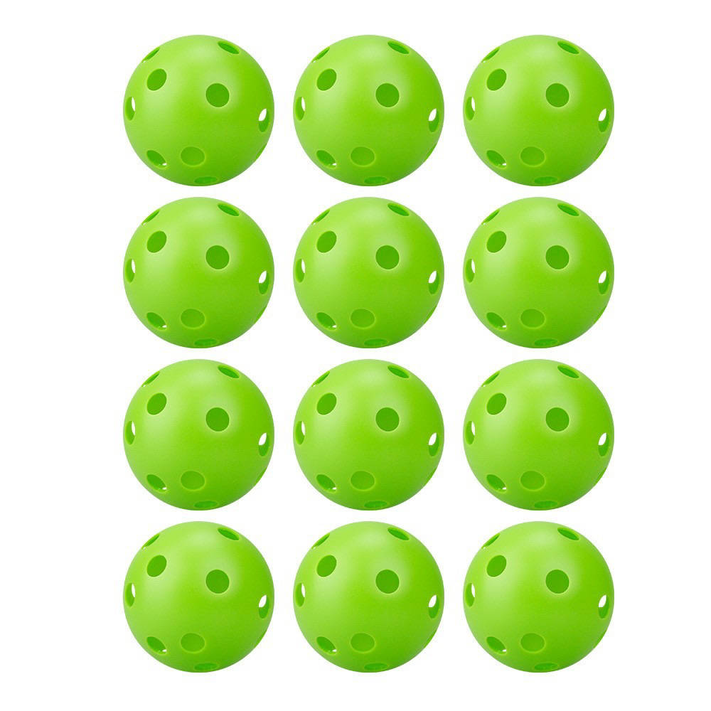 Outdoor 40 Holes Pickleball Balls- USAPA Pickleball Approved for Tournament Play, 4-Pack, Pink/Yellow/Neon Green