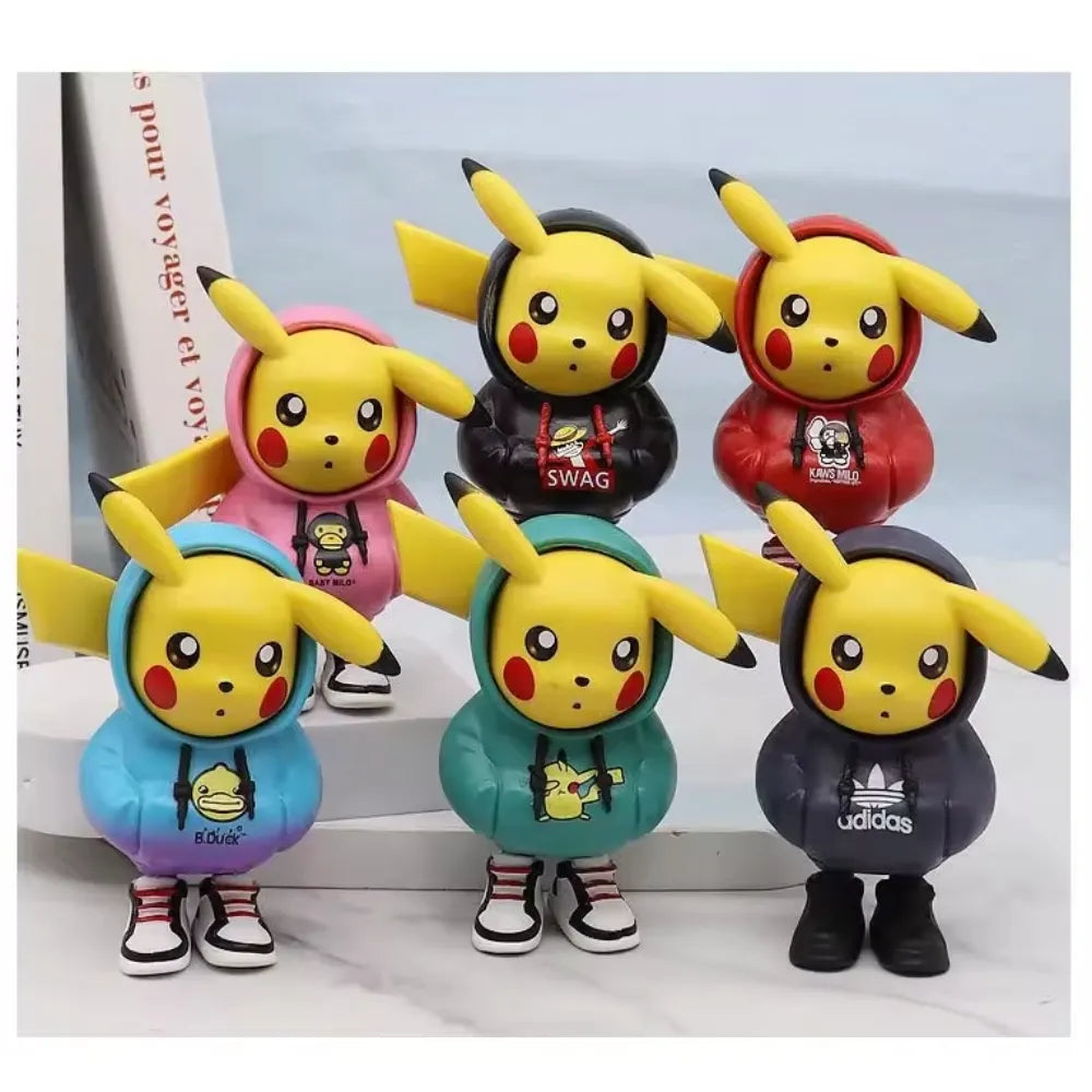 Collectible Pikachu Figures in Unique Cosplay Outfits