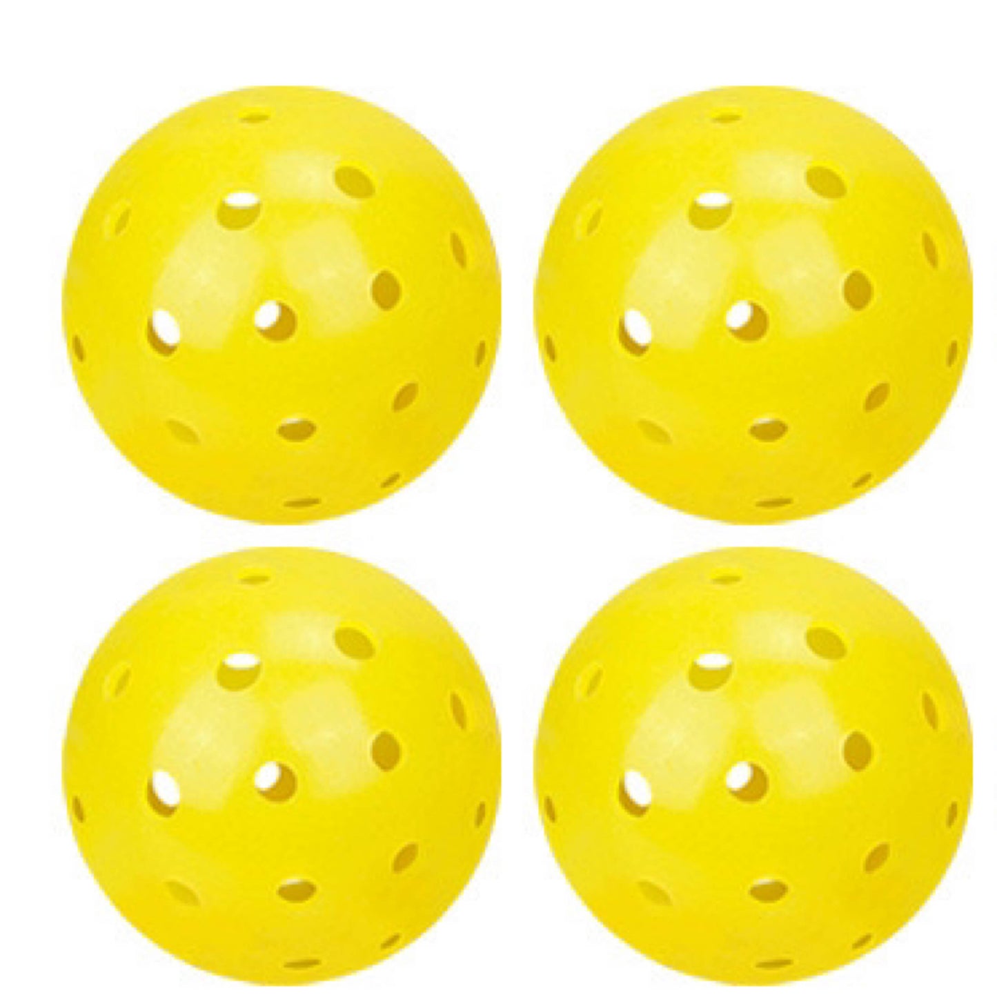 Outdoor 40 Holes Pickleball Balls- USAPA Pickleball Approved for Tournament Play, 4-Pack, Pink/Yellow/Neon Green