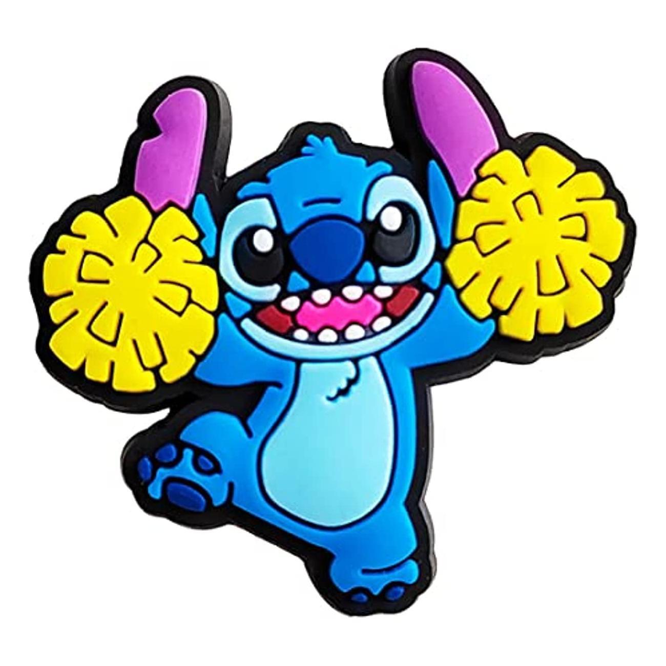 30 PCS Disney Cartoon Lilo and Stitch for Croc Shoe Charms for Boys, Shoe Charms Pins for Kids Girls, Party Gifts Bracelet Wristband, Shoe Decoration Accessories