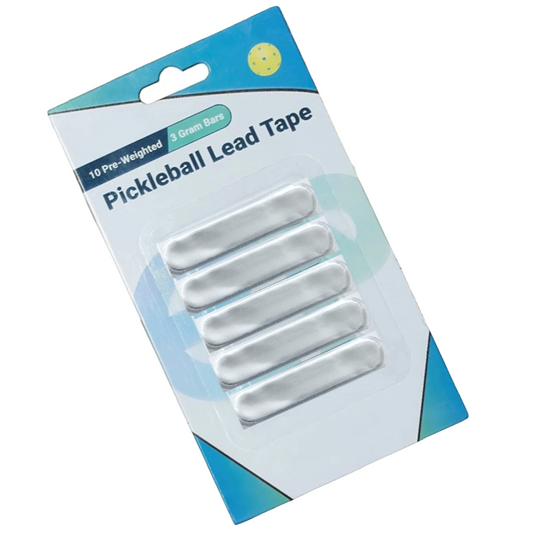 Pickleball Lead Tape High Adhesive, 3g Weight Strips, Paddle Edge Guard, Enhanced Power, Control and Precision | Silver