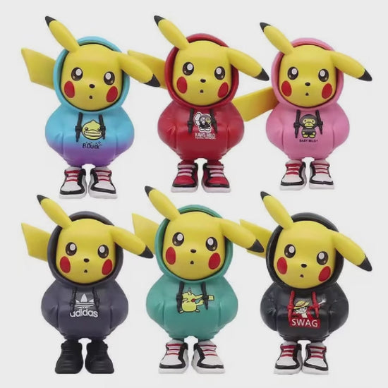 Pokemon Pikachu Cosplay Action Figure Set